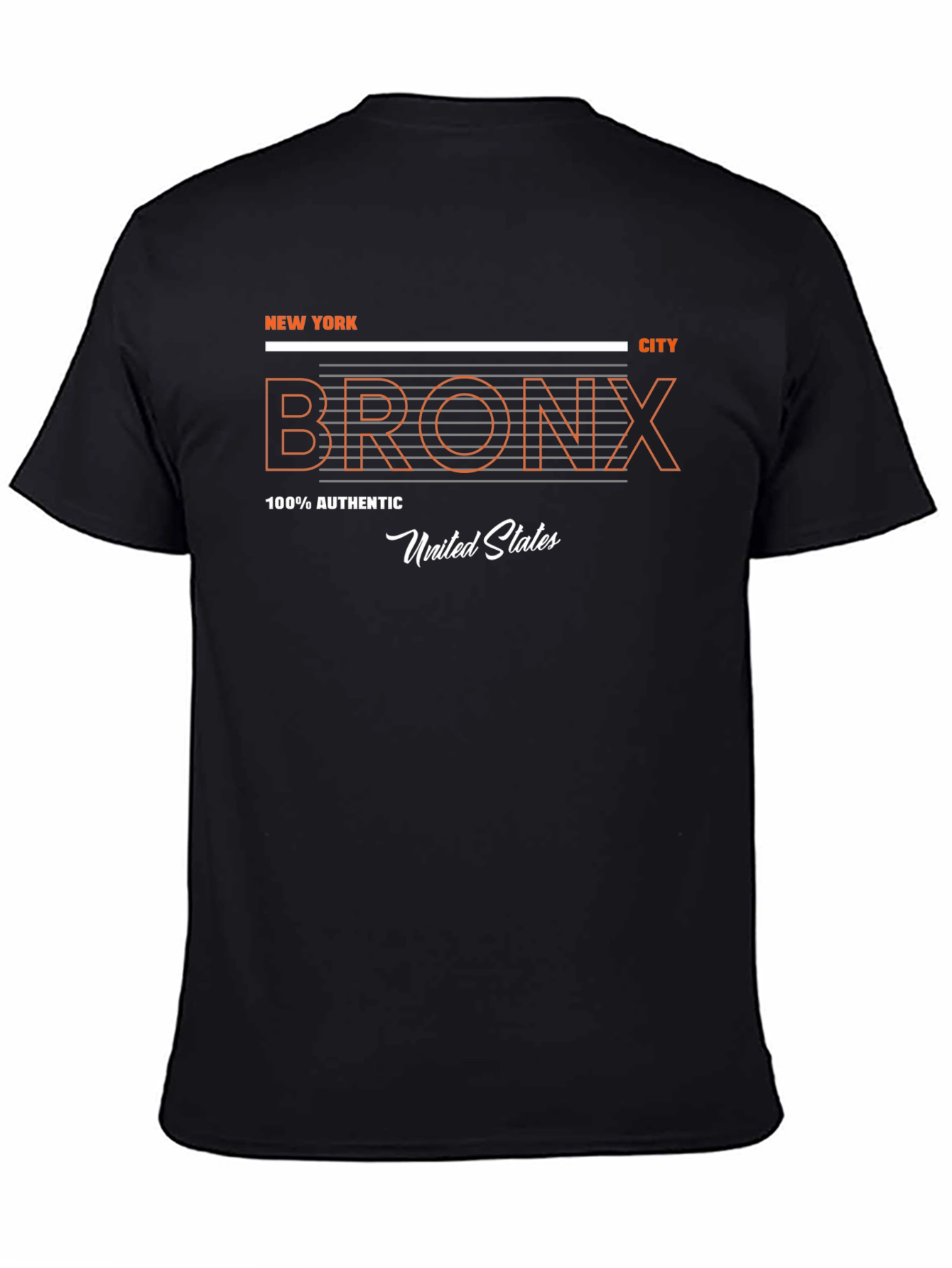 New York Bronx City Graphic T-Shirt