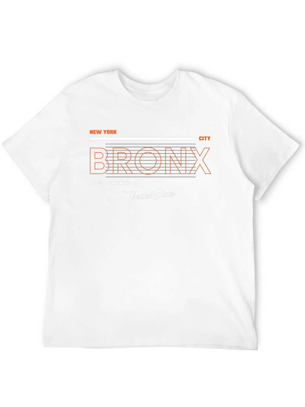 New York Bronx City Graphic T-Shirt