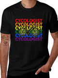 LGBTQ Pride Cycologist Bicycle T-Shirt