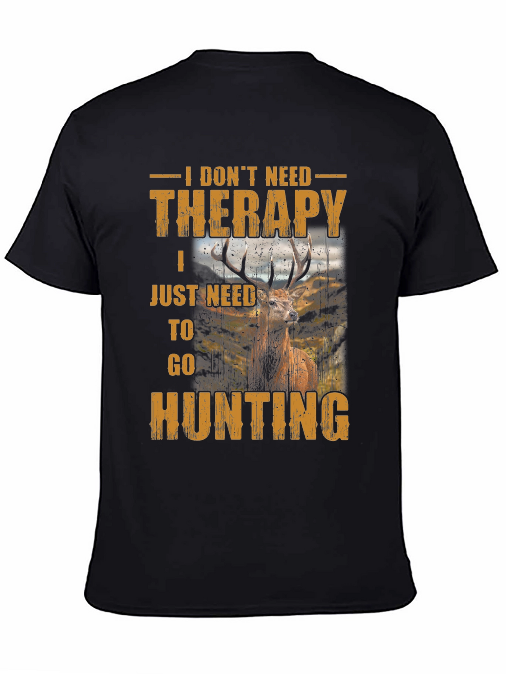 Hunting Therapy T-Shirt - Deer Graphic Tee