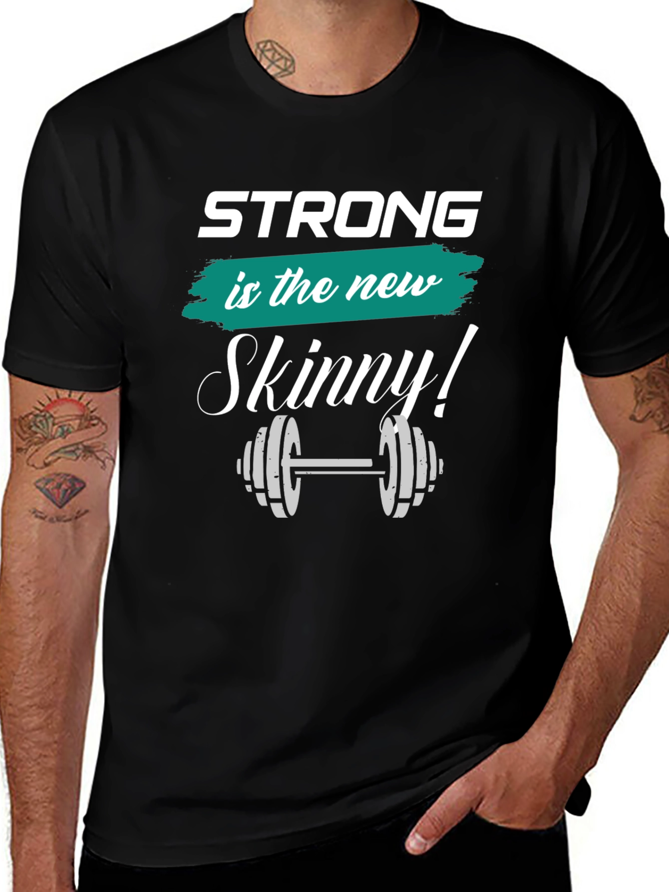 Strong is the New Skinny T-Shirt - Fitness Apparel