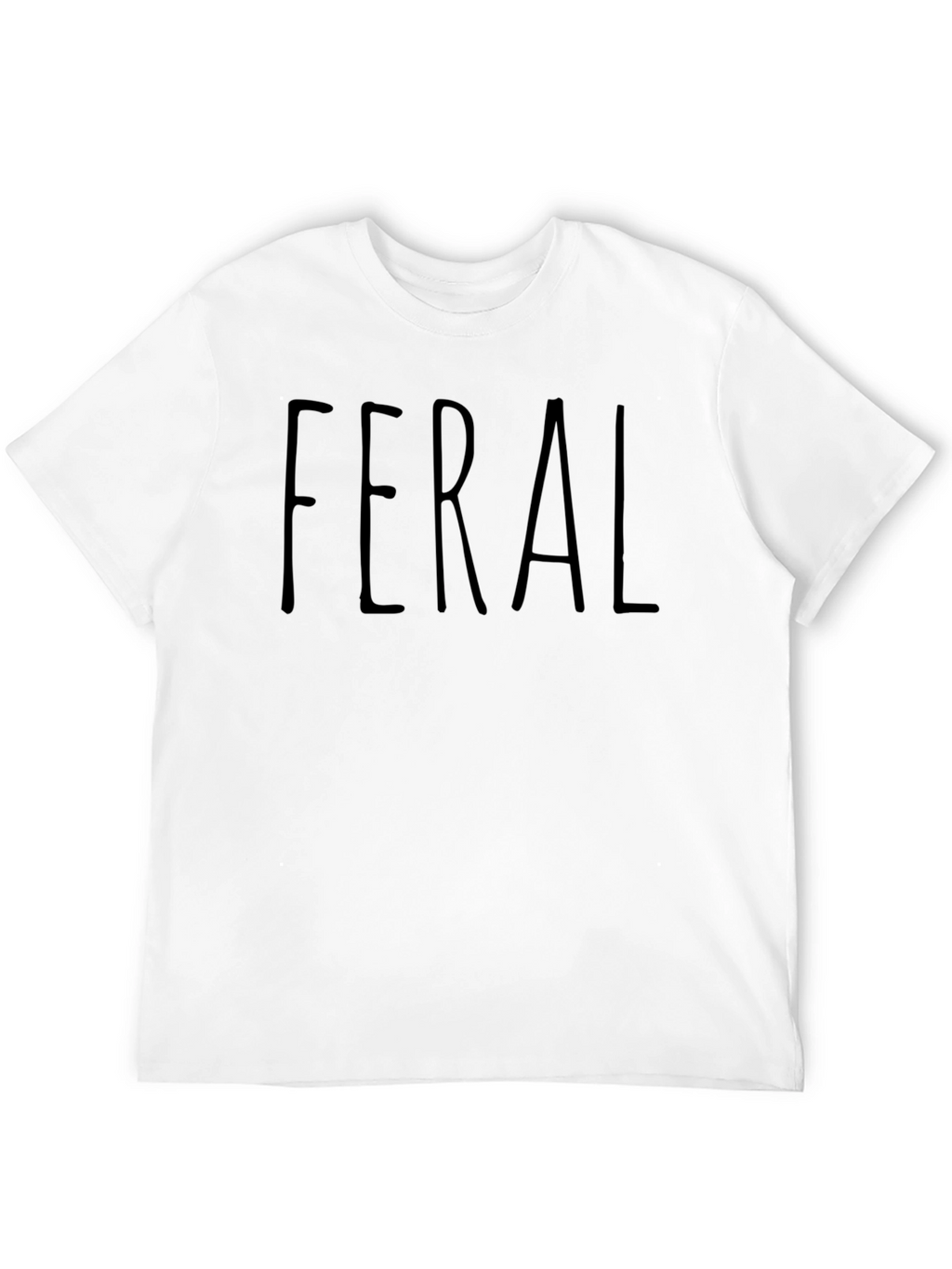 Feral Graphic Tee - Black Crew Neck T-Shirt