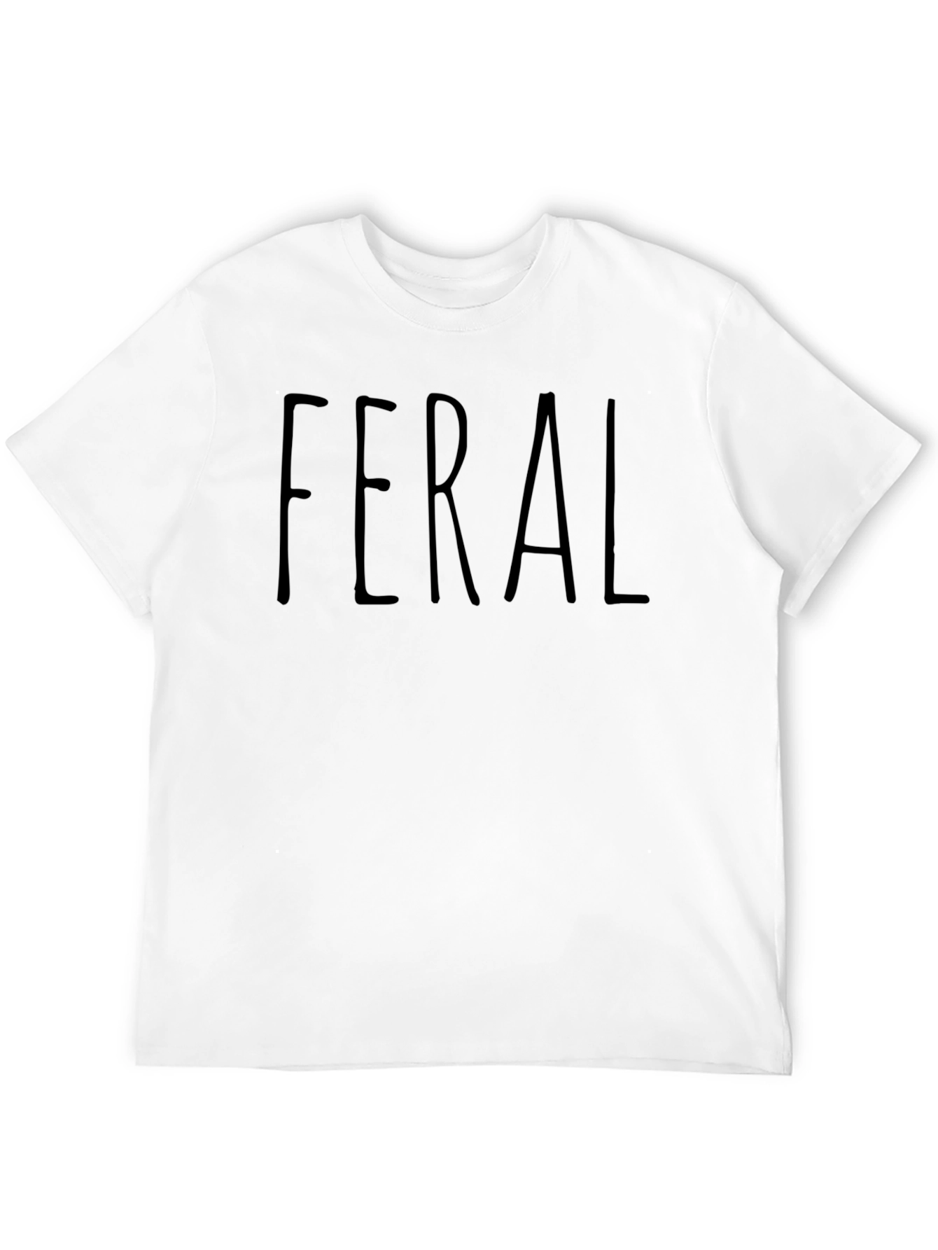 Feral Graphic Tee - Black Crew Neck T-Shirt