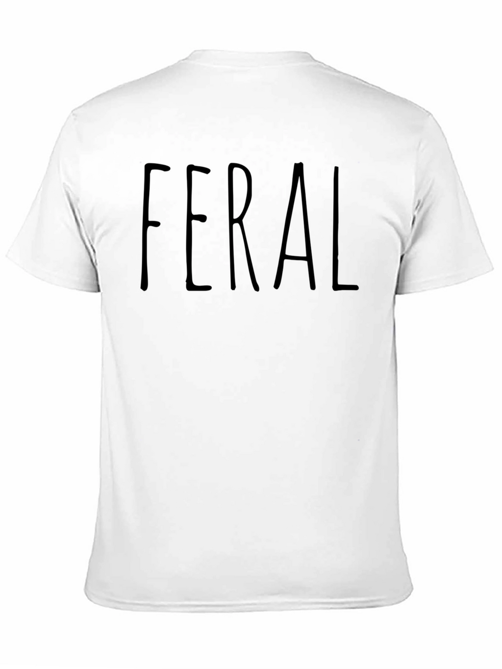 Feral Graphic Tee - Black Crew Neck T-Shirt