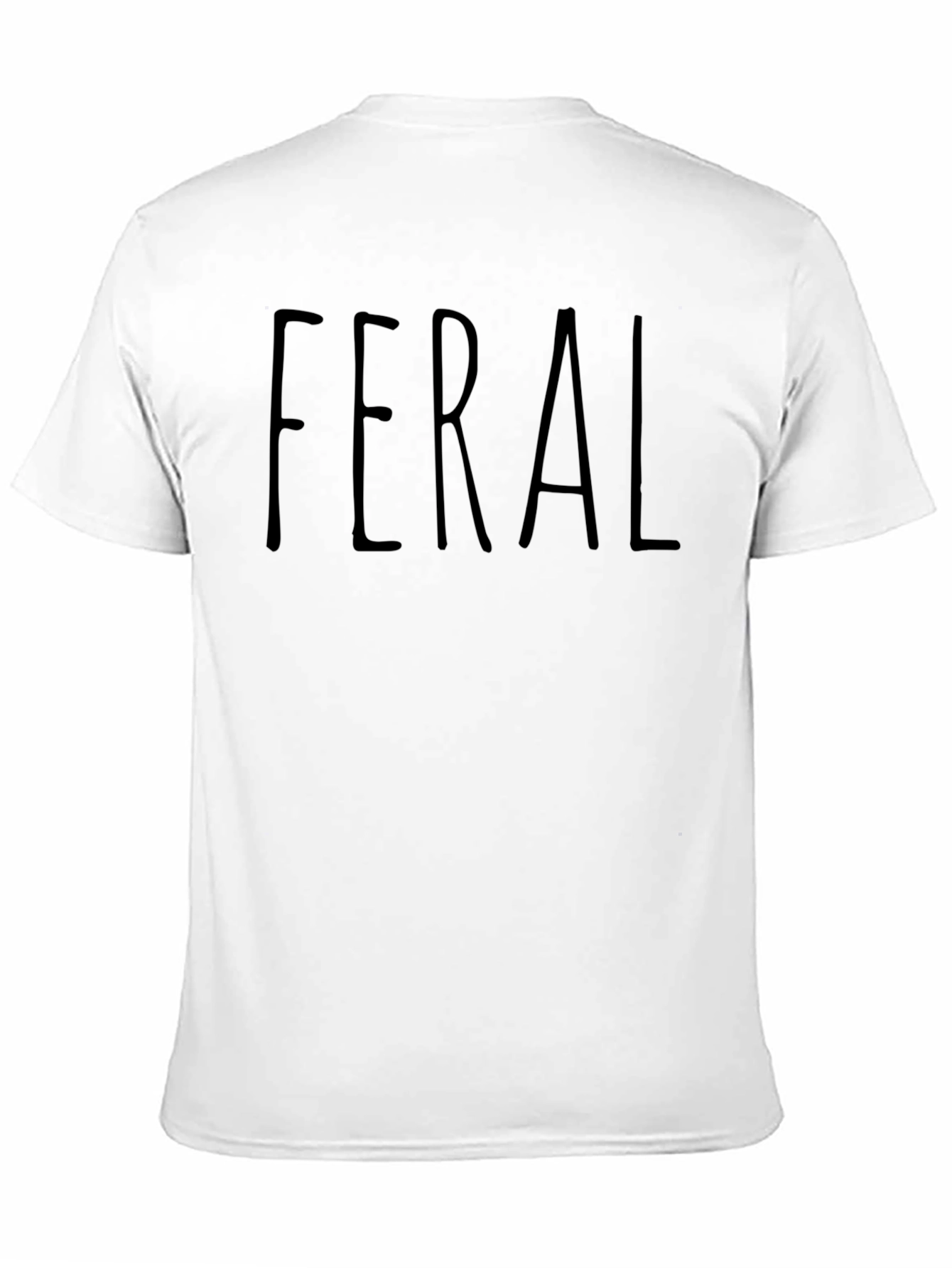 Feral Graphic Tee - Black Crew Neck T-Shirt