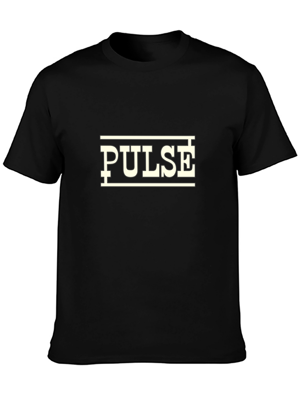 Pulse Graphic T-Shirt - Black Cotton Tee