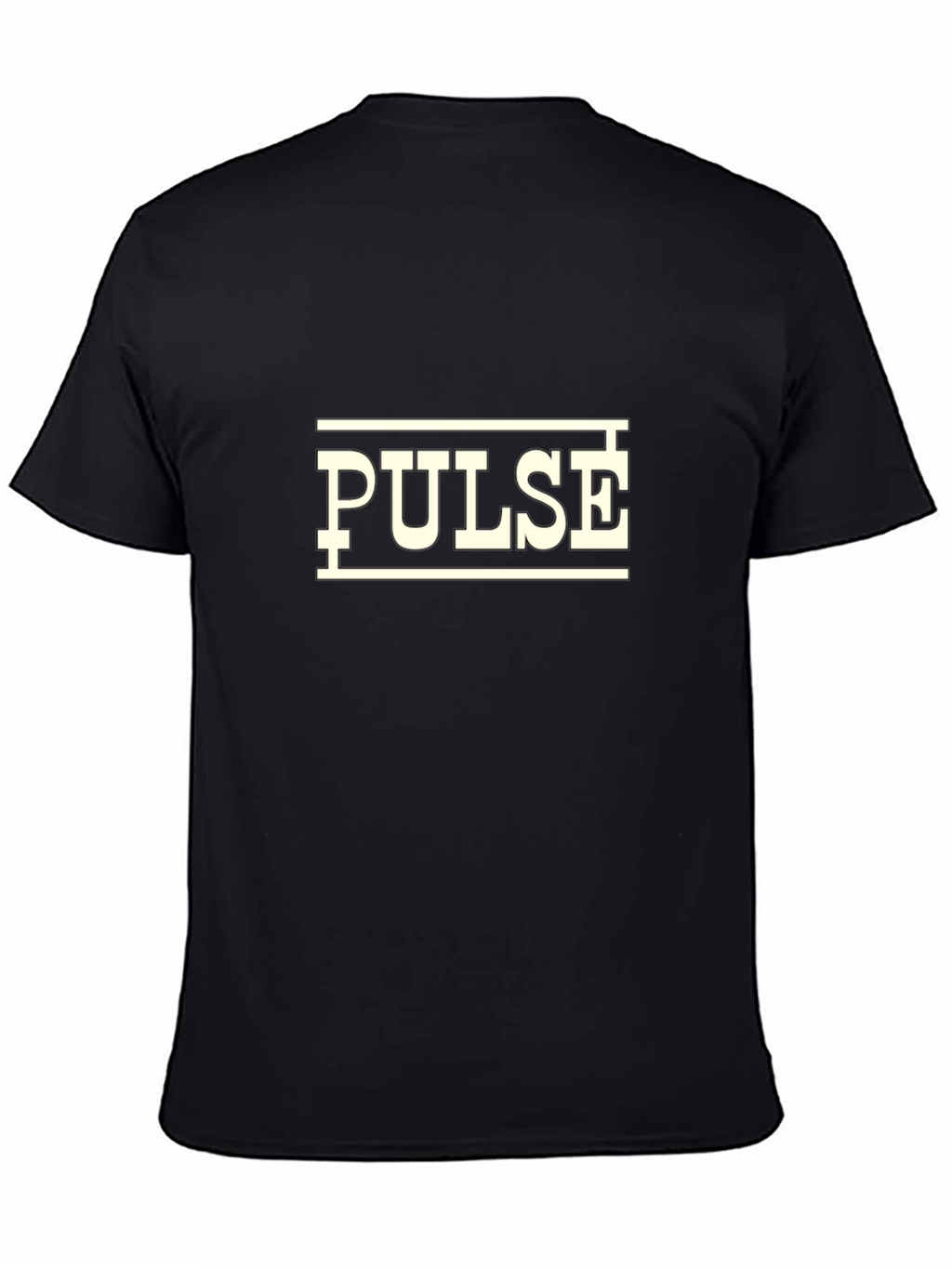 Pulse Graphic T-Shirt - Black Cotton Tee