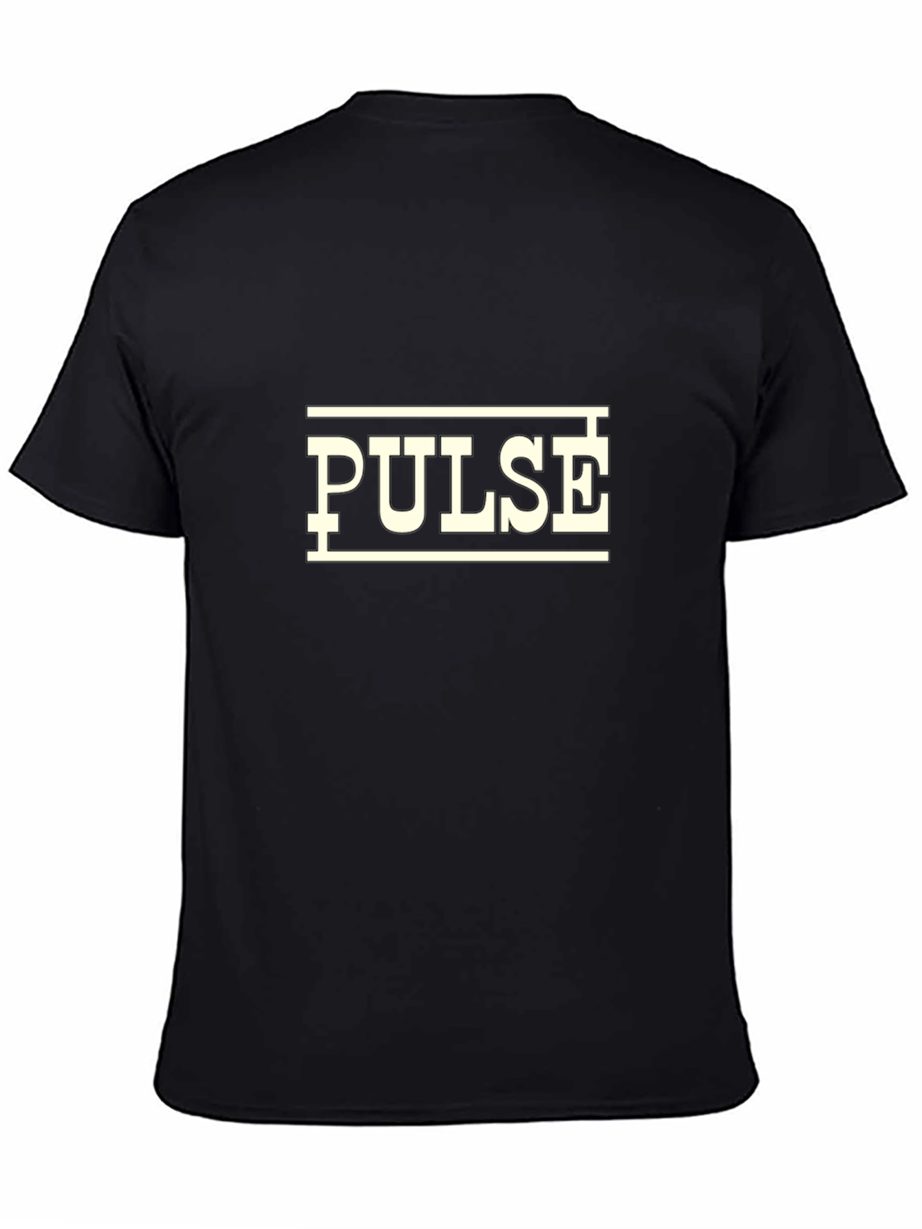 Pulse Graphic T-Shirt - Black Cotton Tee