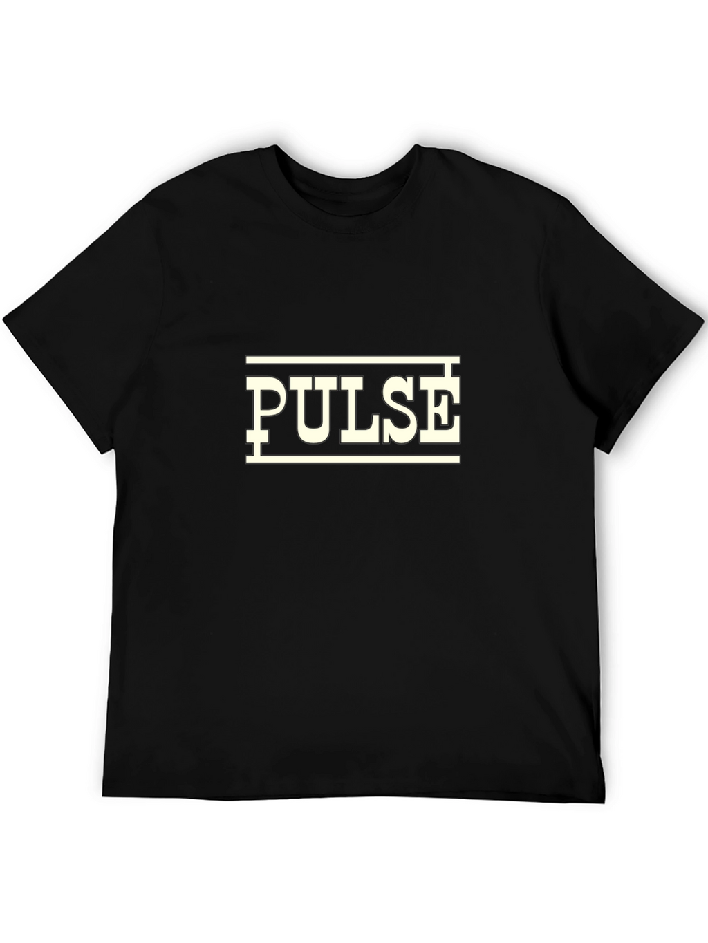 Pulse Graphic T-Shirt - Black Cotton Tee