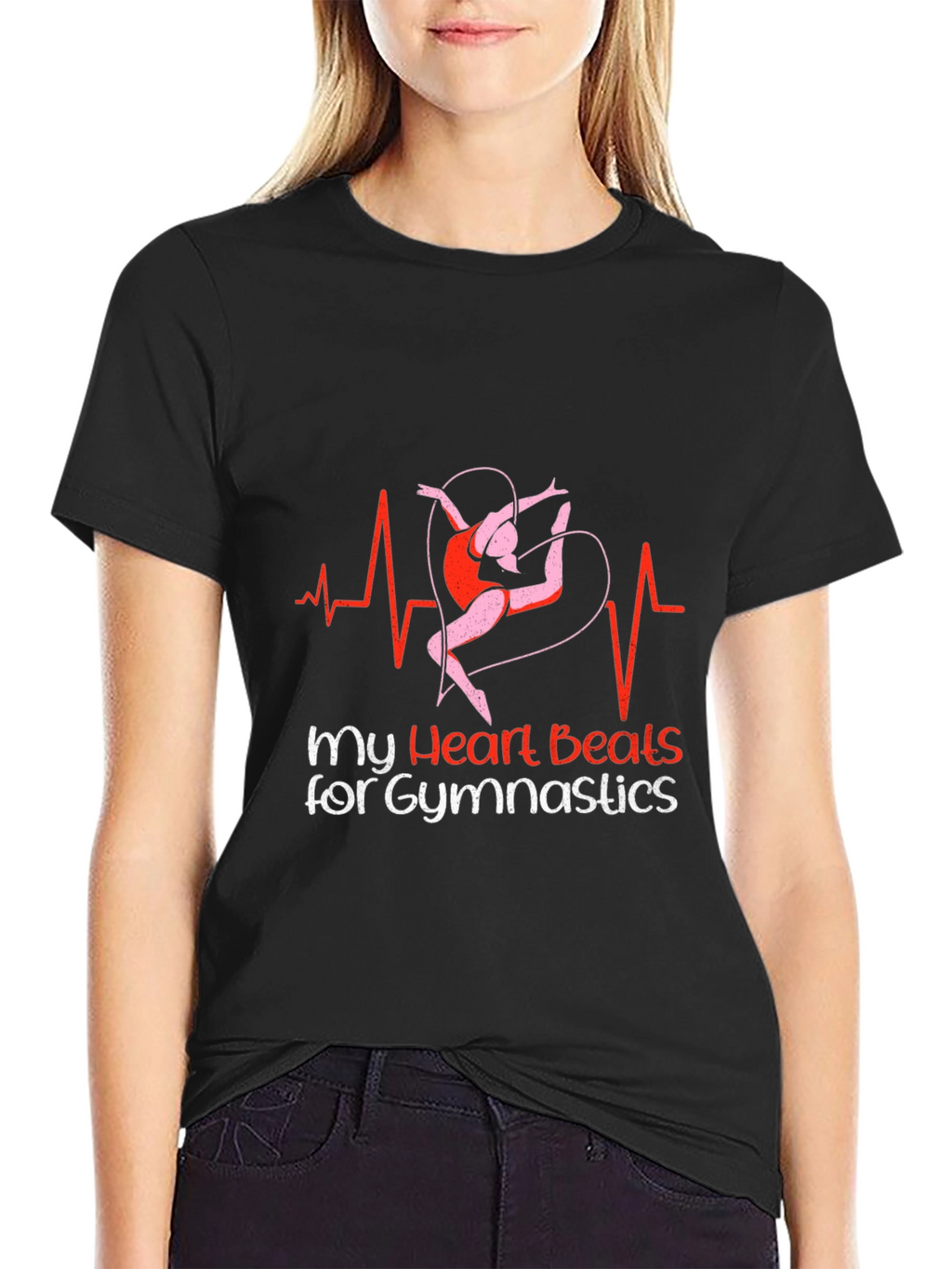 Gymnastics Heartbeat T-Shirt