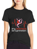 Gymnastics Heartbeat T-Shirt