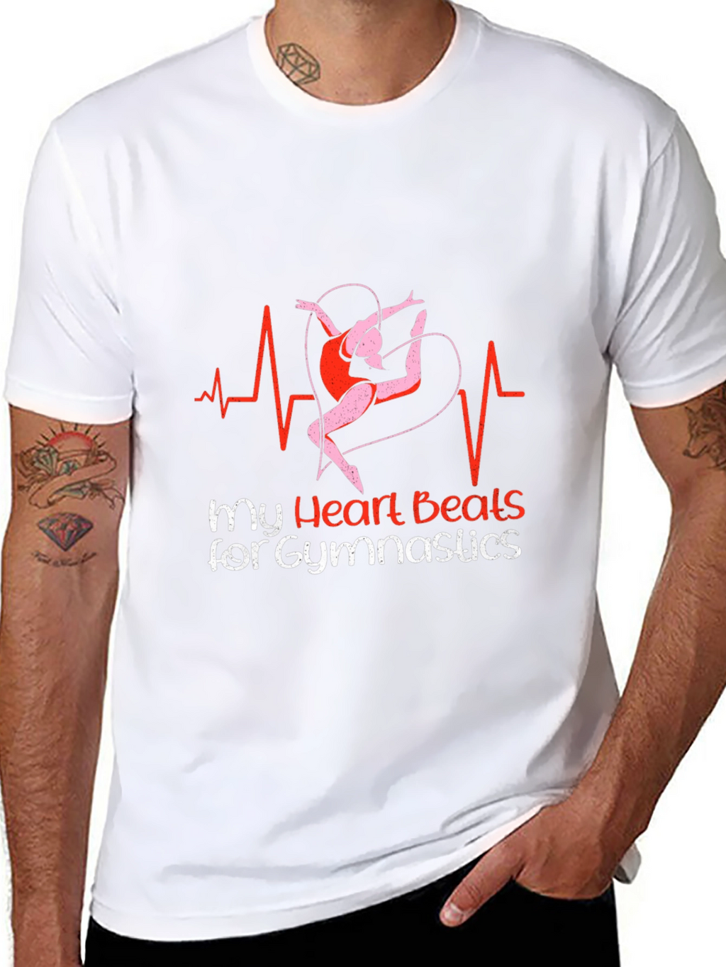 Gymnastics Heartbeat T-Shirt