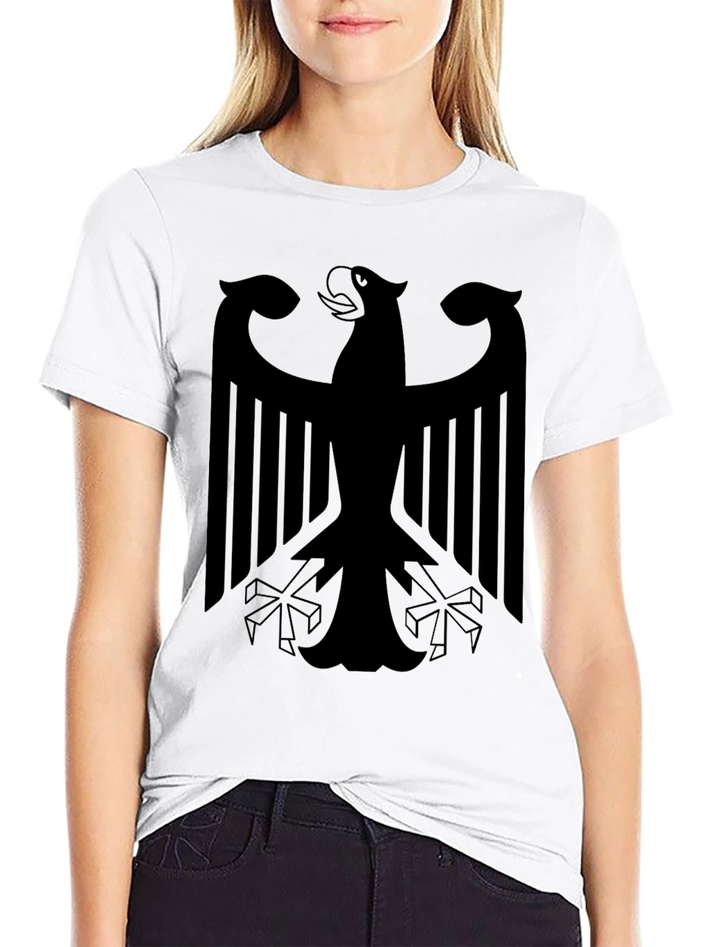 Black Eagle Graphic Tee - Mens Fashion