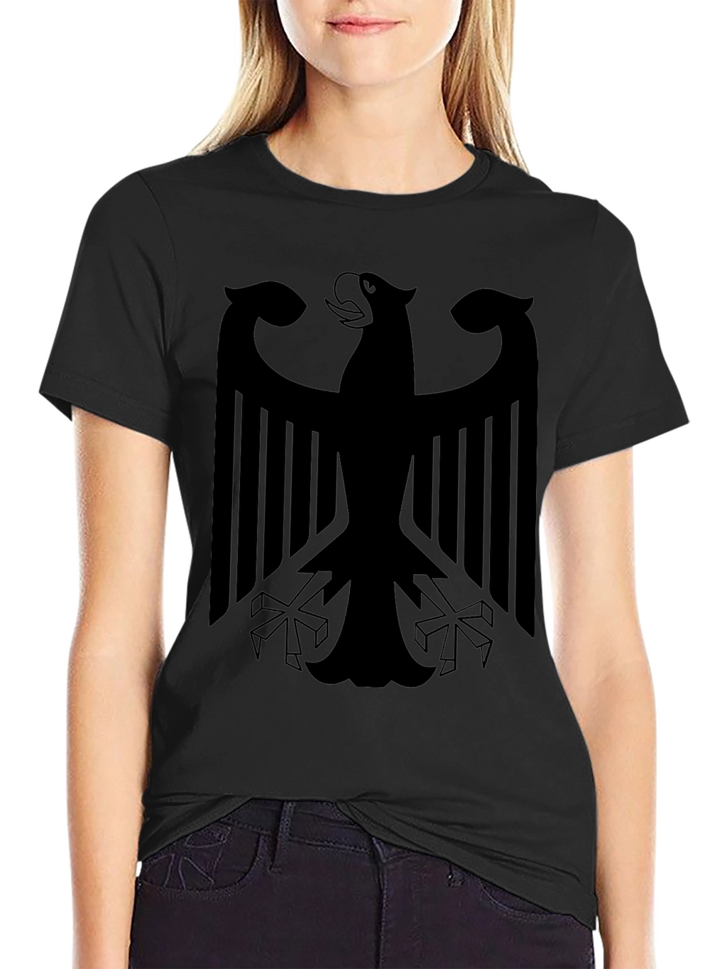 Black Eagle Graphic Tee - Mens Fashion