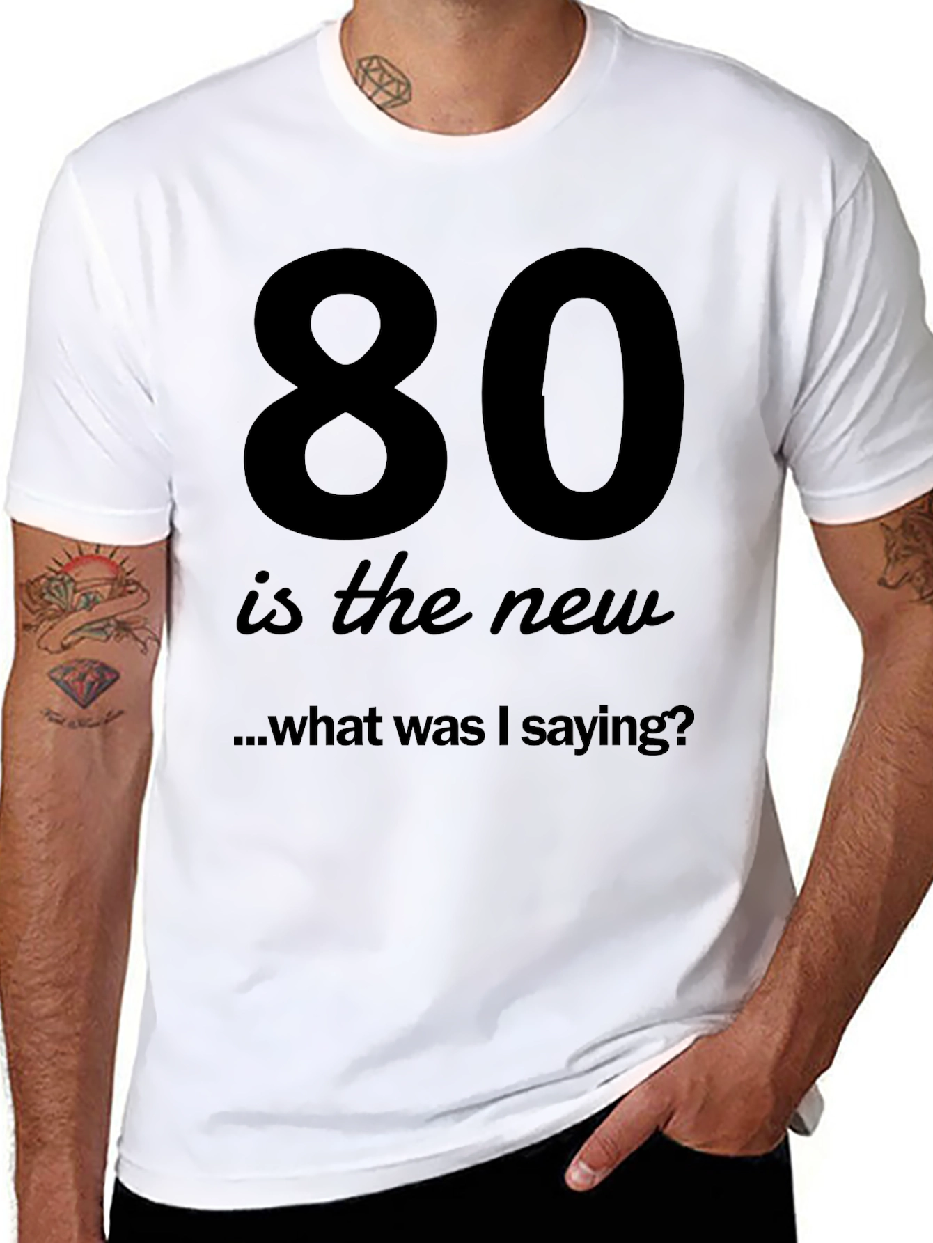80 is the New Funny T-Shirt