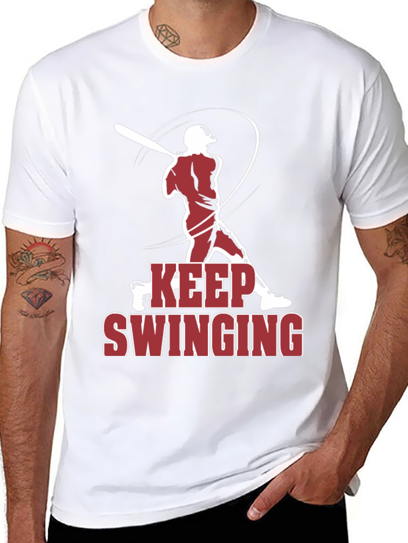 Keep Swinging Graphic Tee