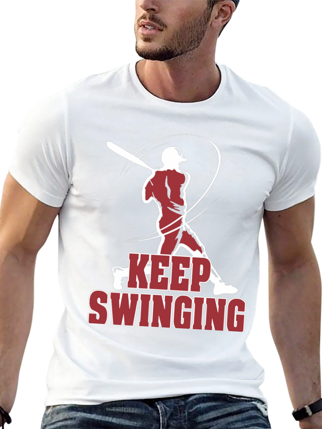 Keep Swinging Graphic Tee