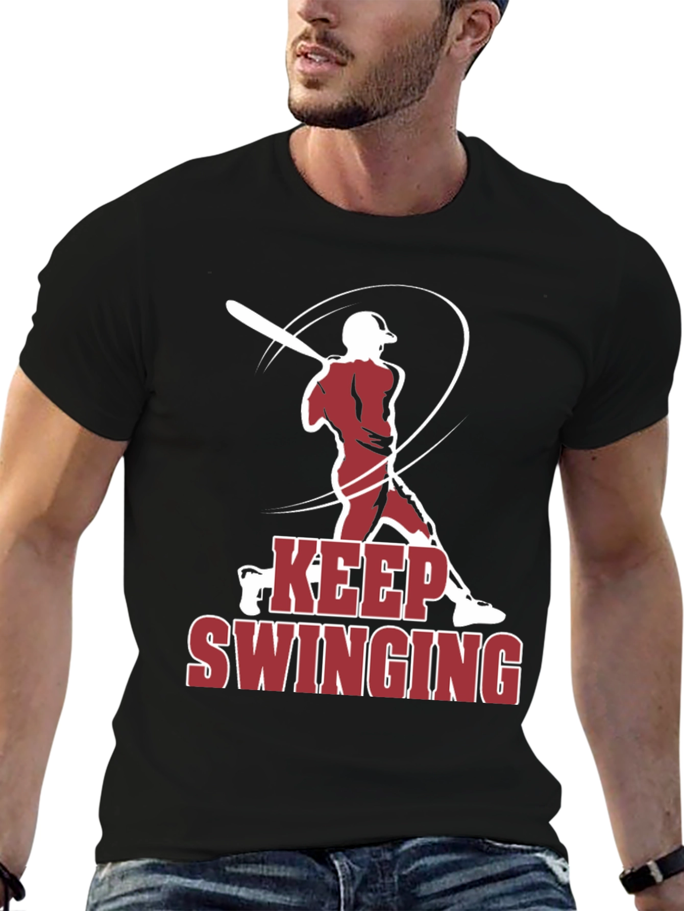 Keep Swinging Graphic Tee