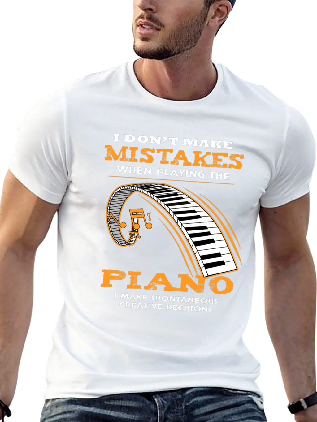 Funny Piano Player T-Shirt