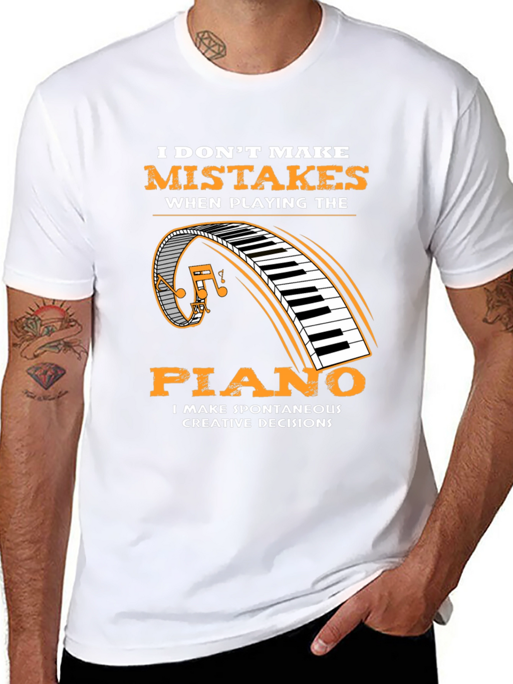 Funny Piano Player T-Shirt