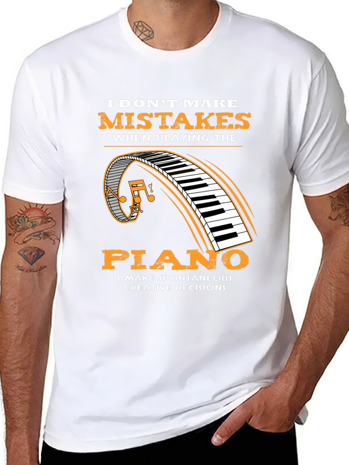 Funny Piano Player T-Shirt