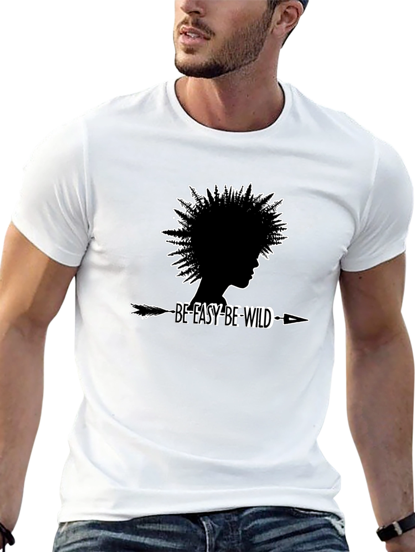 Be Easy Be Wild T-Shirt - Stylish Graphic Tee