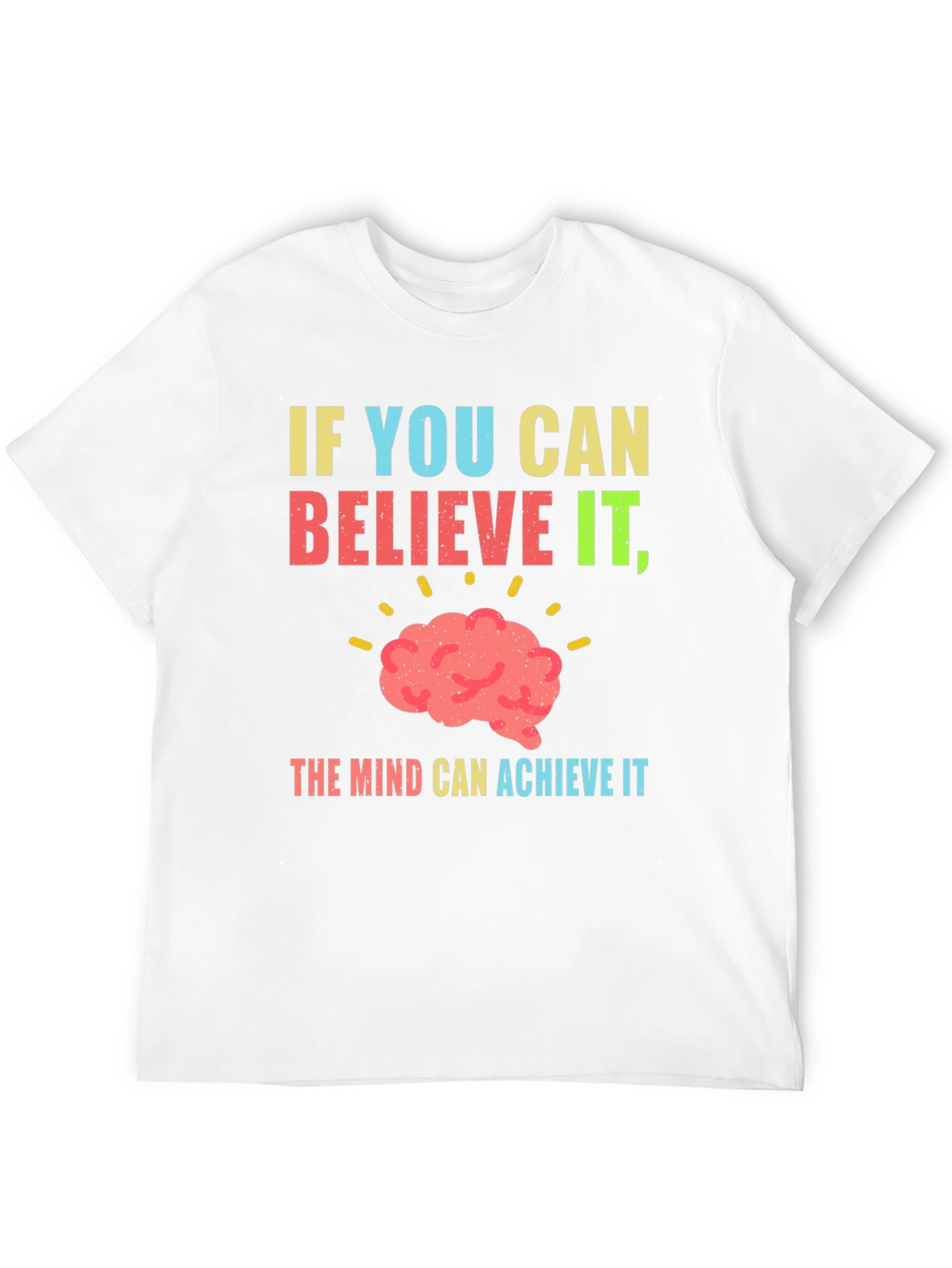 Motivational Brain Power Graphic T-Shirt