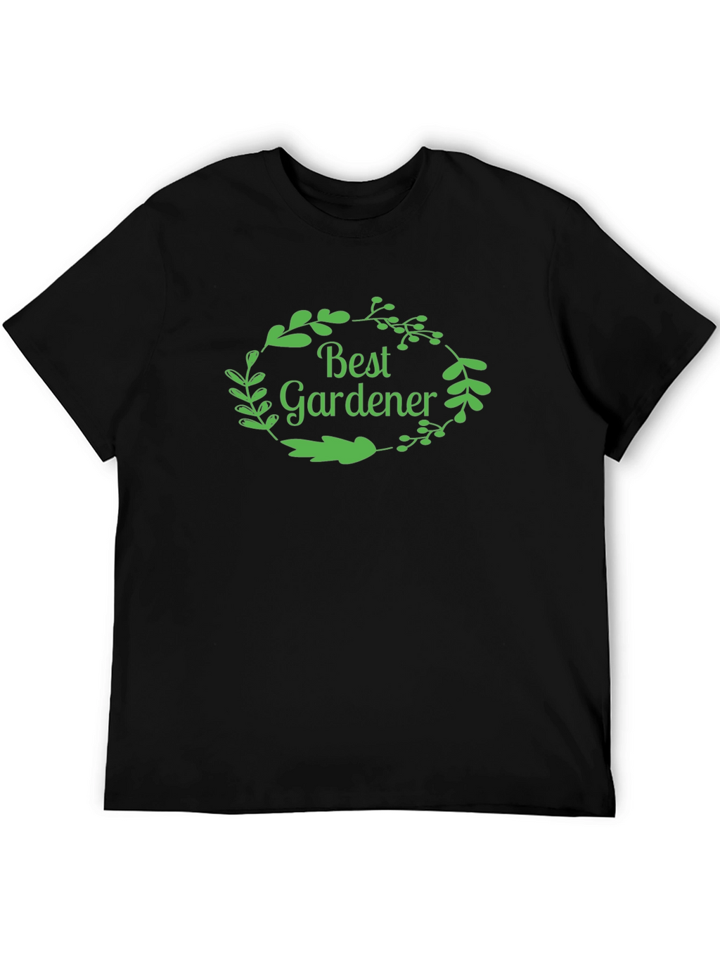 Best Gardener Black T-Shirt - Gardening Gift