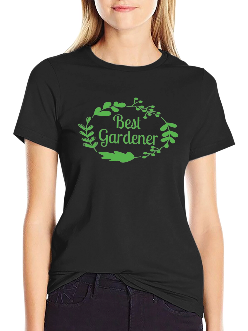 Best Gardener Black T-Shirt - Gardening Gift