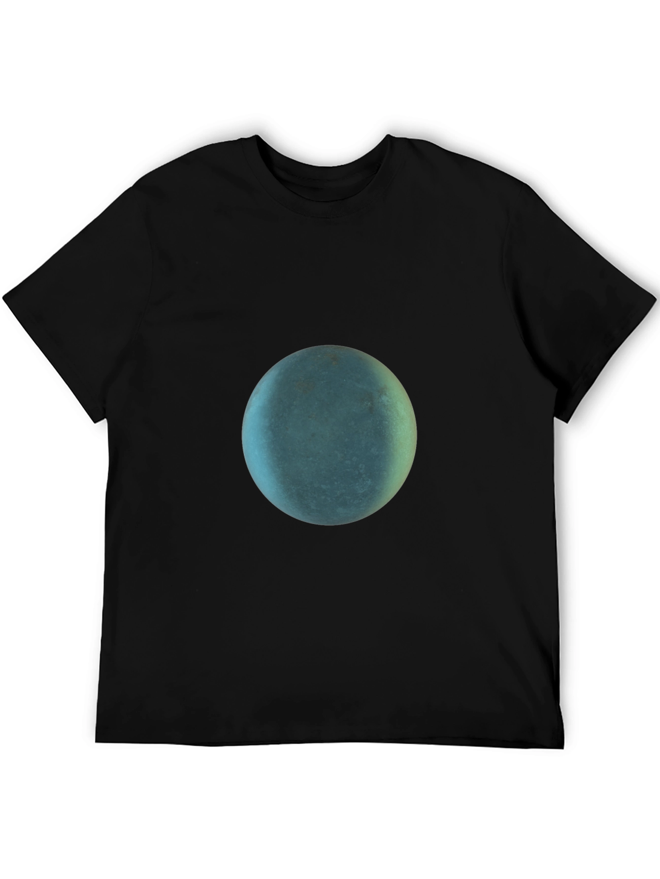 Uranus Graphic Tee - Black Cotton Comfort