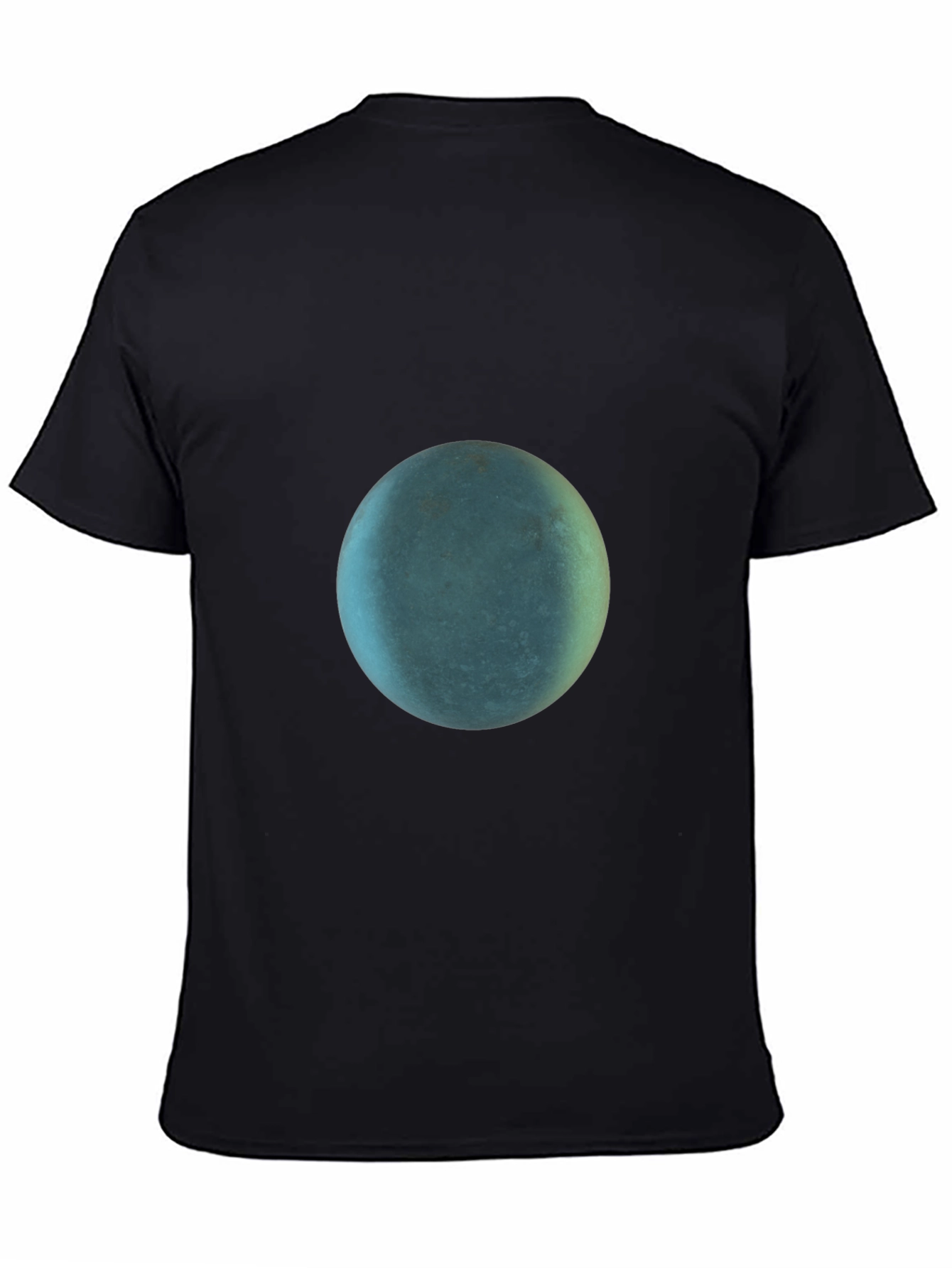 Uranus Graphic Tee - Black Cotton Comfort
