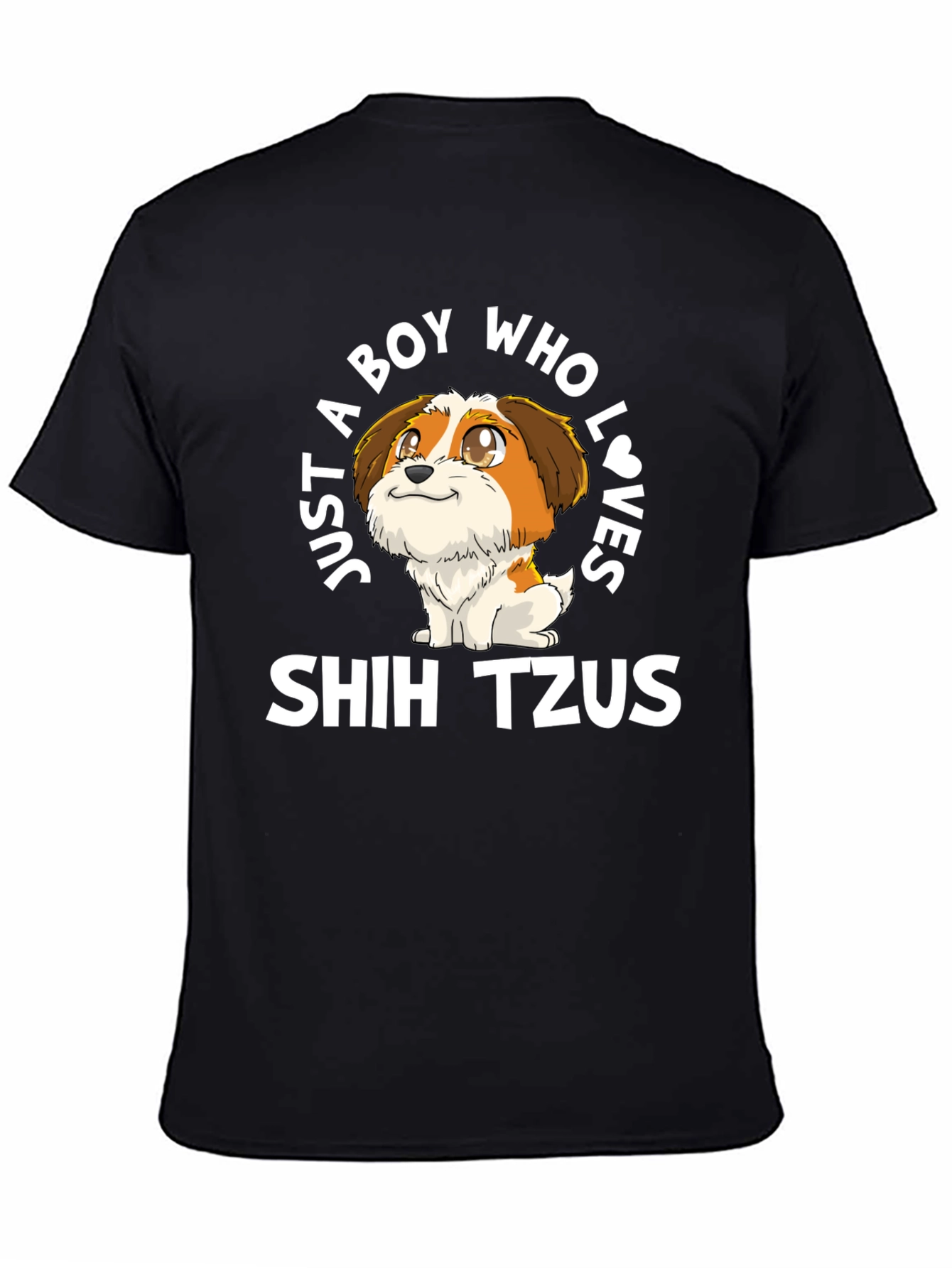 Boy Who Loves Shih Tzus T-Shirt