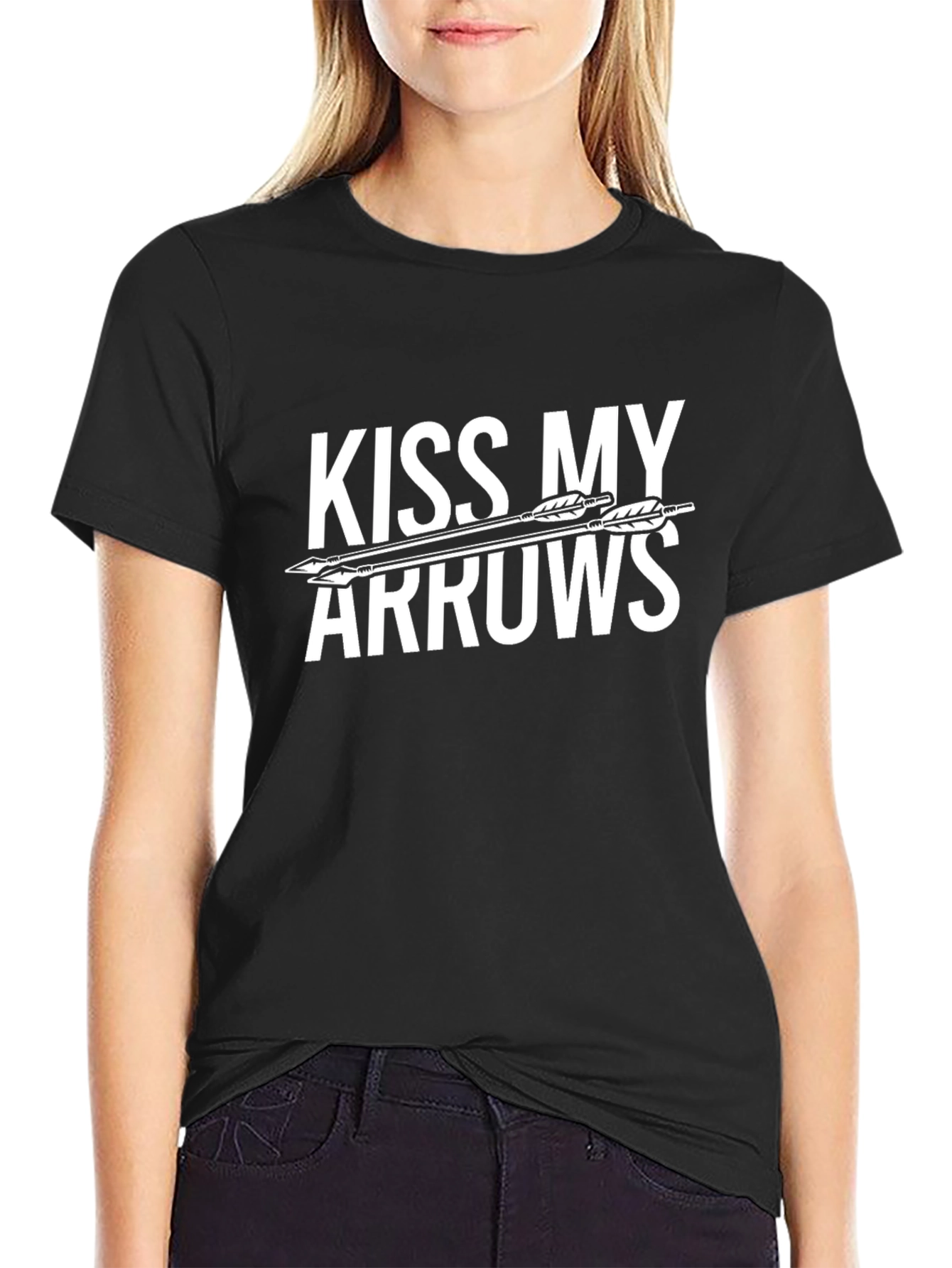 Kiss My Arrows Graphic Tee - Archery Humor
