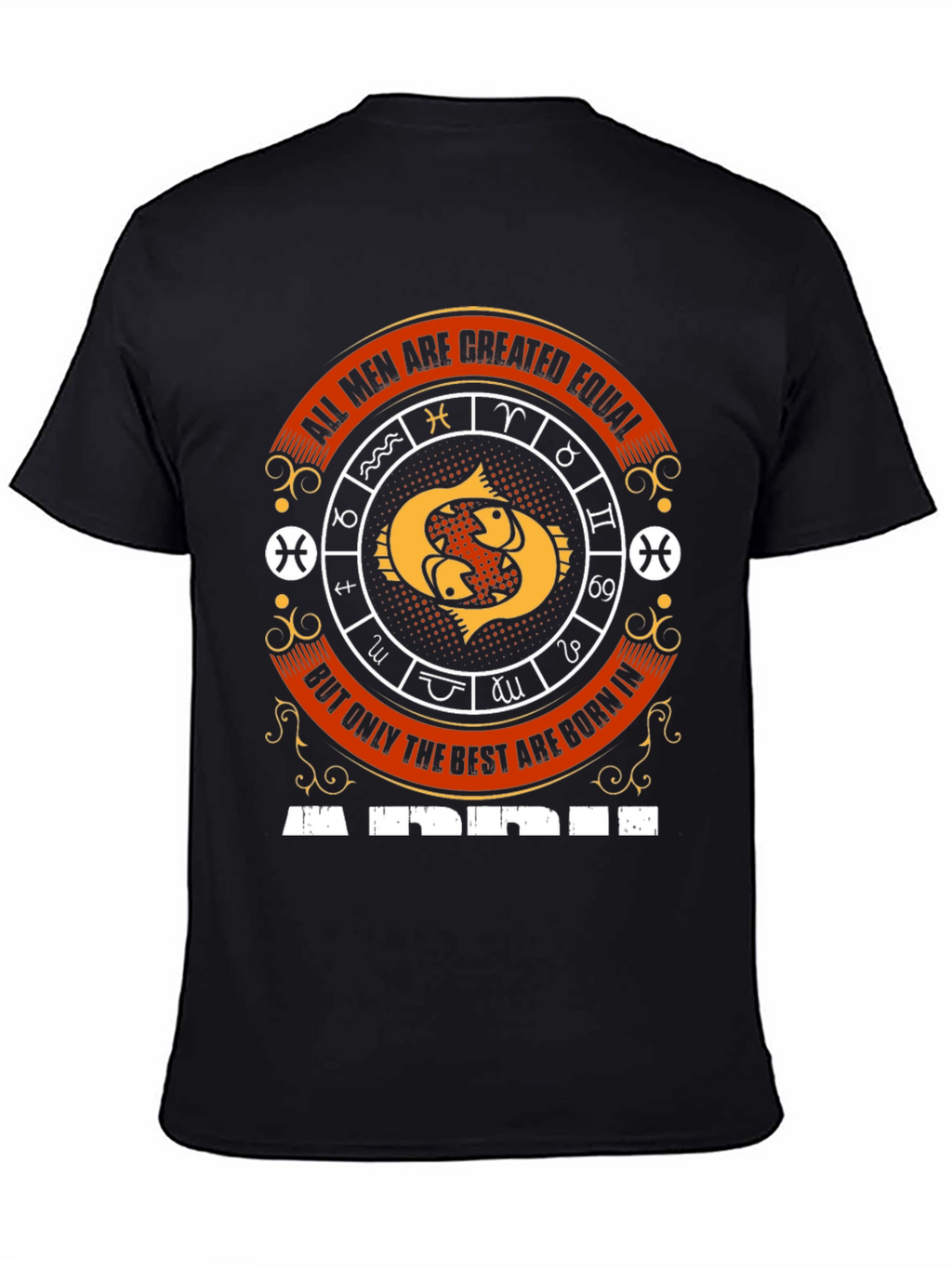 Pisces Zodiac Sign Mens T-Shirt