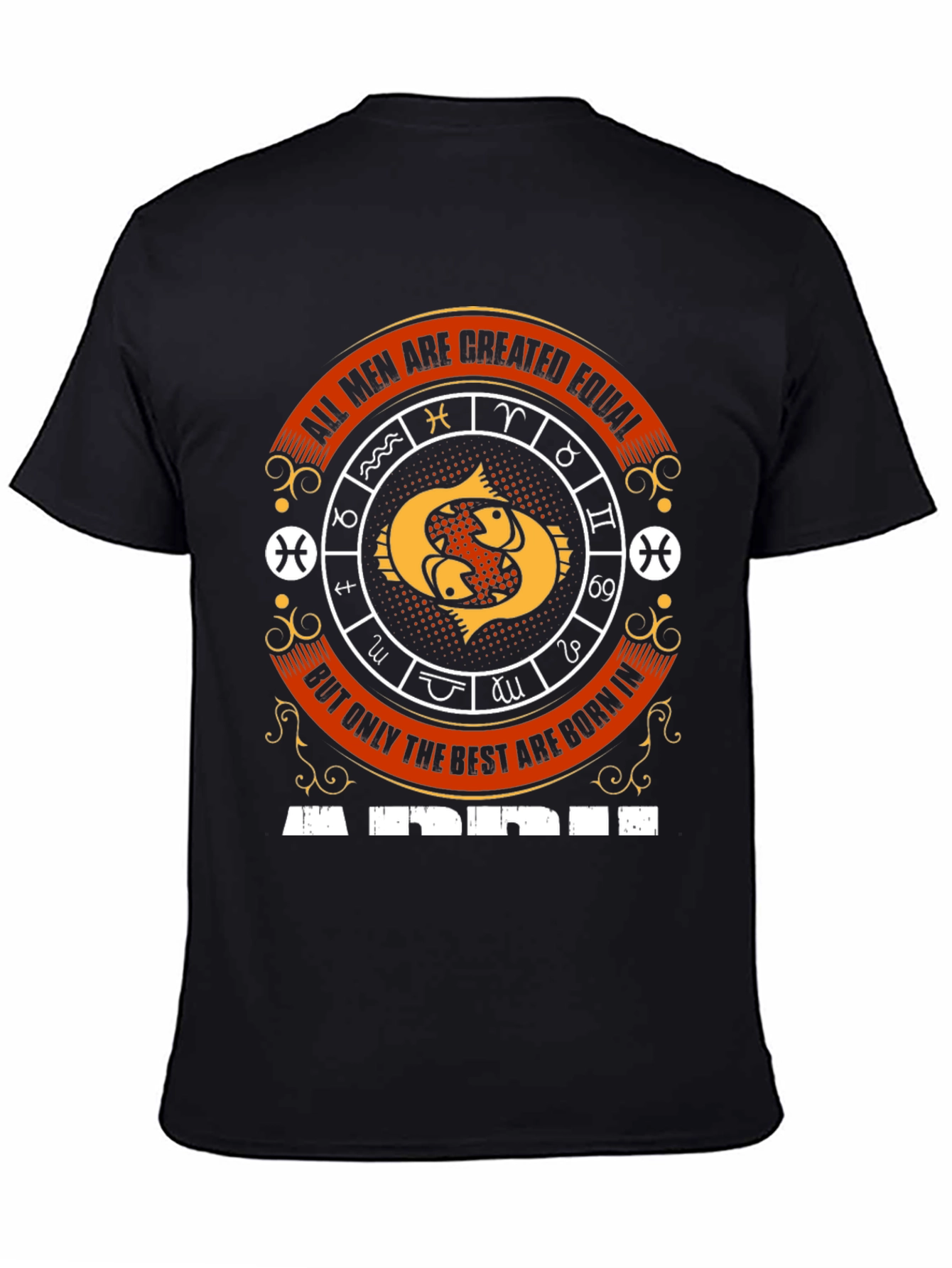 Pisces Zodiac Sign Mens T-Shirt