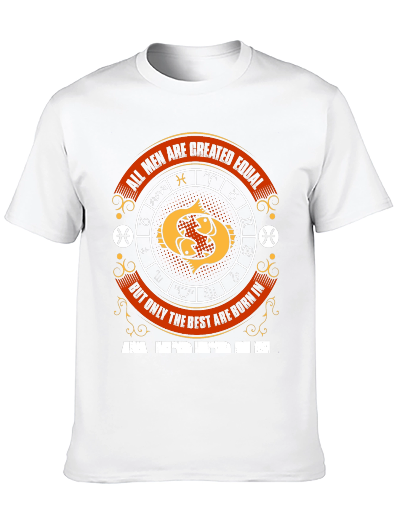 Pisces Zodiac Sign Mens T-Shirt