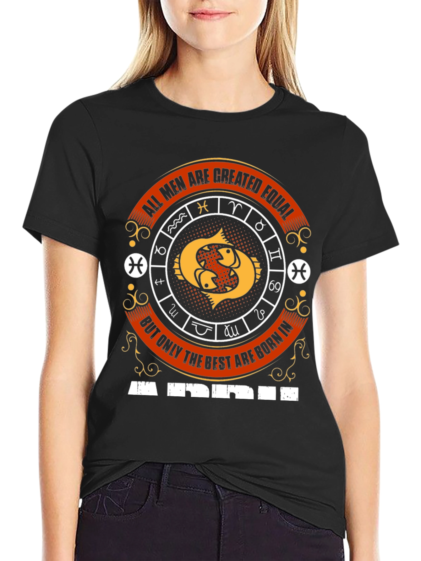 Pisces Zodiac Sign Mens T-Shirt