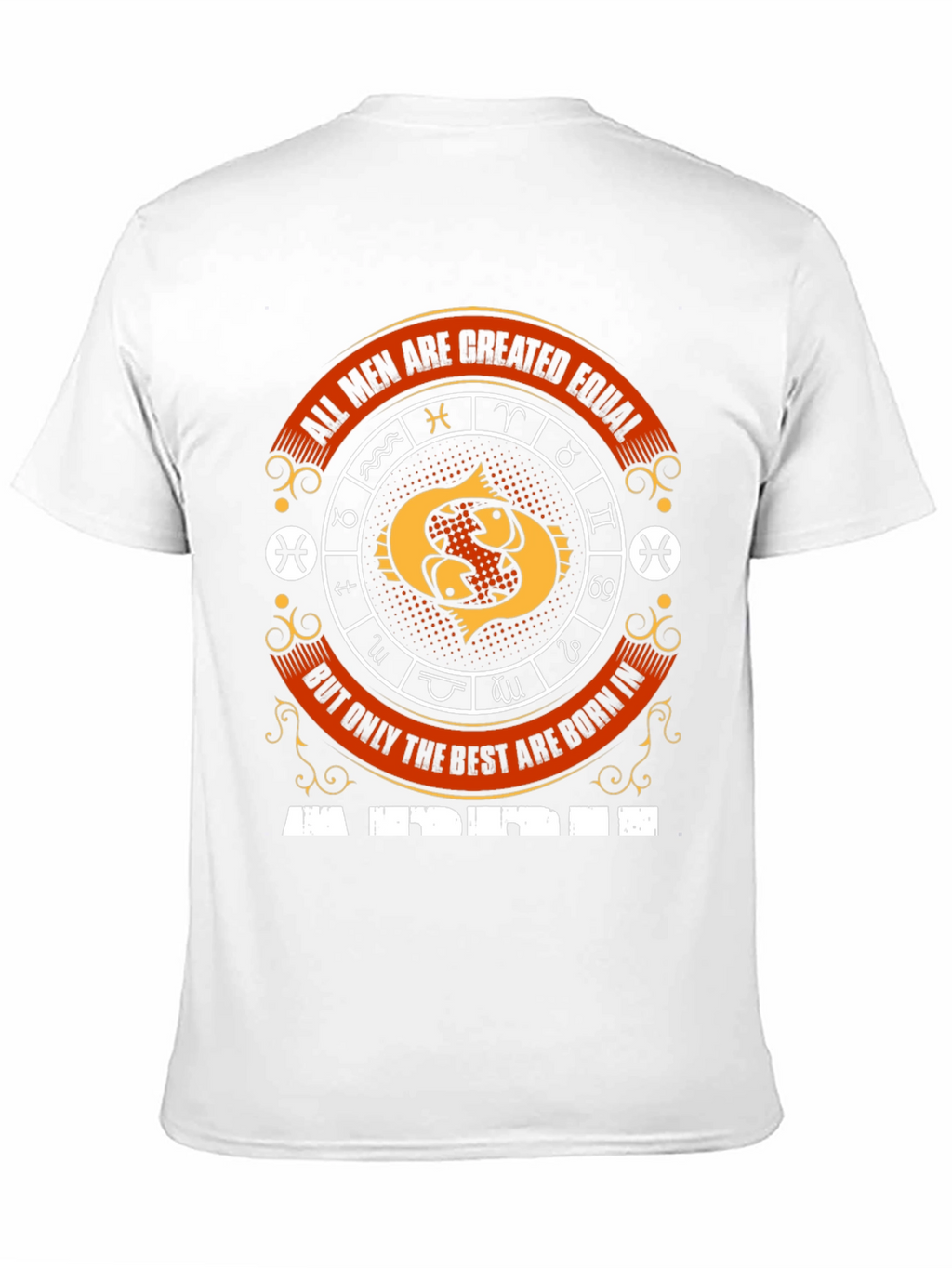 Pisces Zodiac Sign Mens T-Shirt