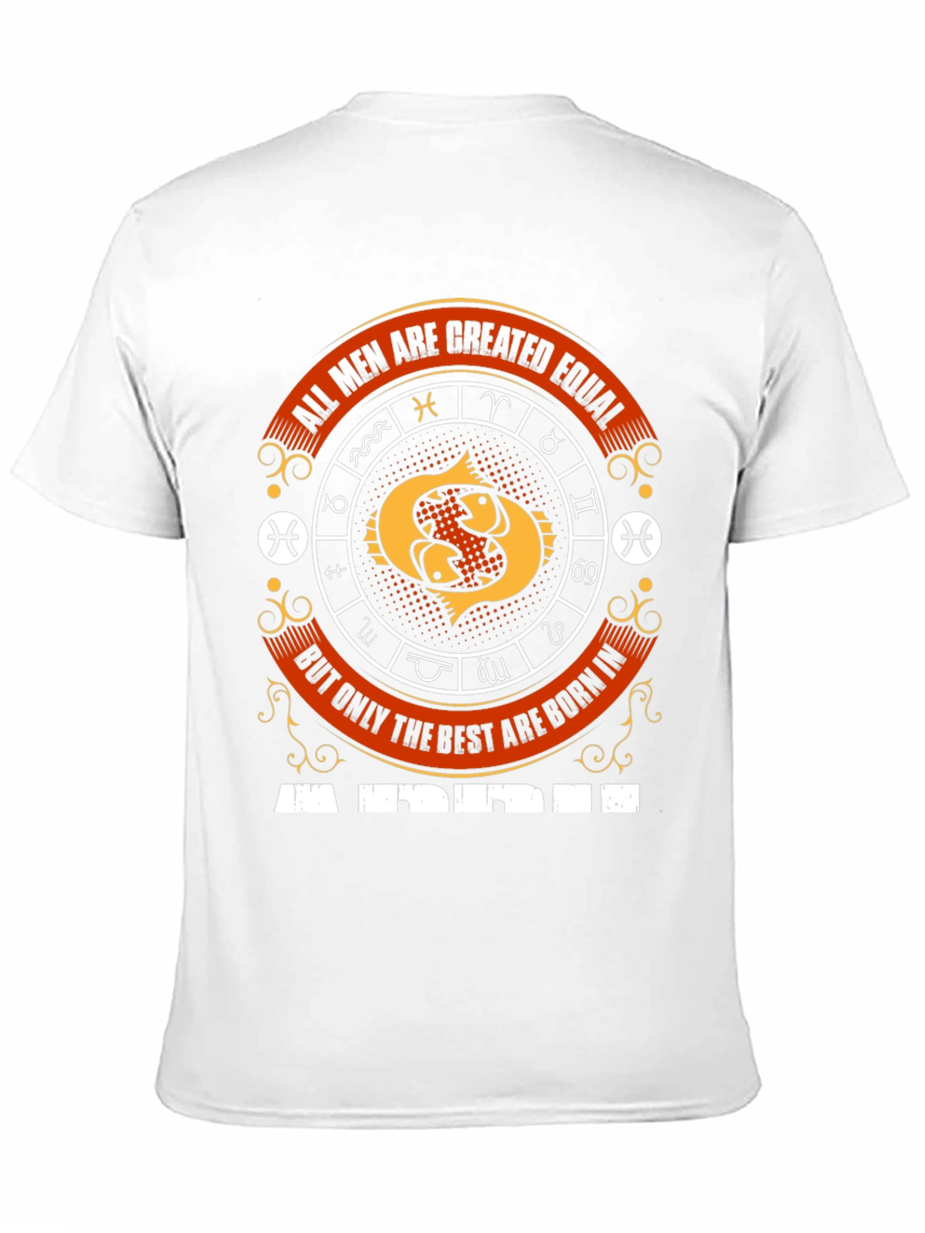 Pisces Zodiac Sign Mens T-Shirt