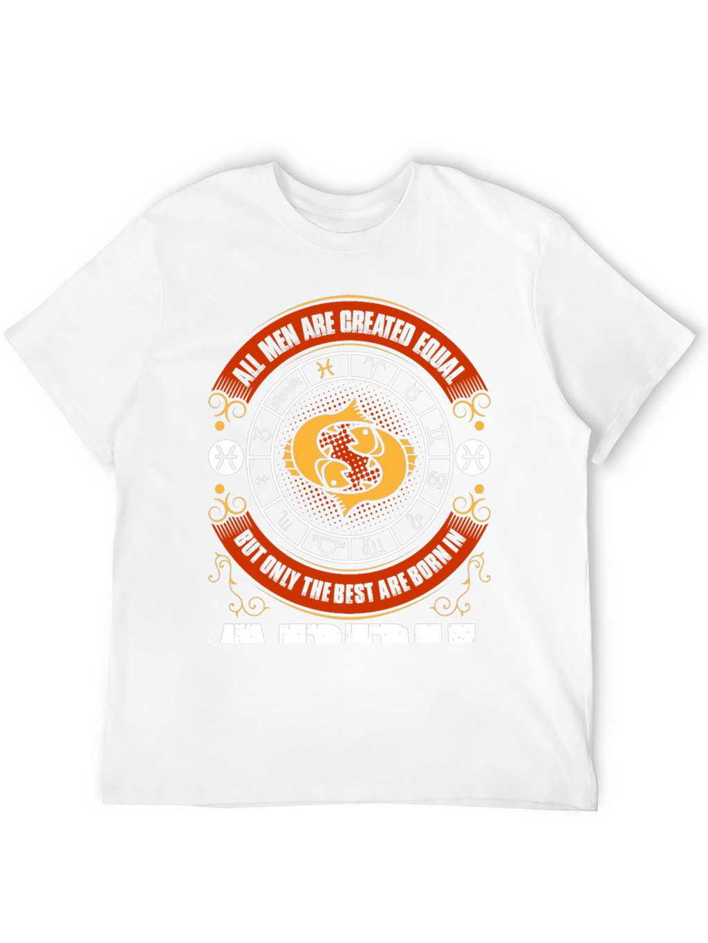 Pisces Zodiac Sign Mens T-Shirt