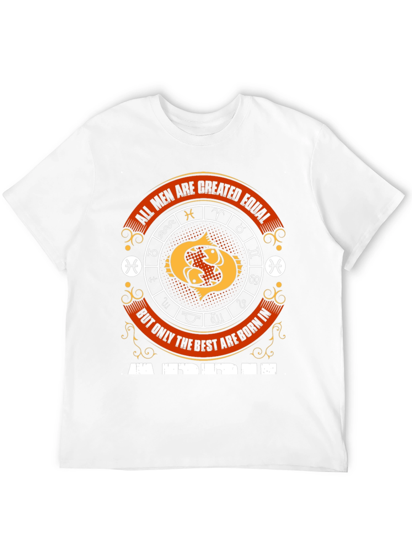 Pisces Zodiac Sign Mens T-Shirt