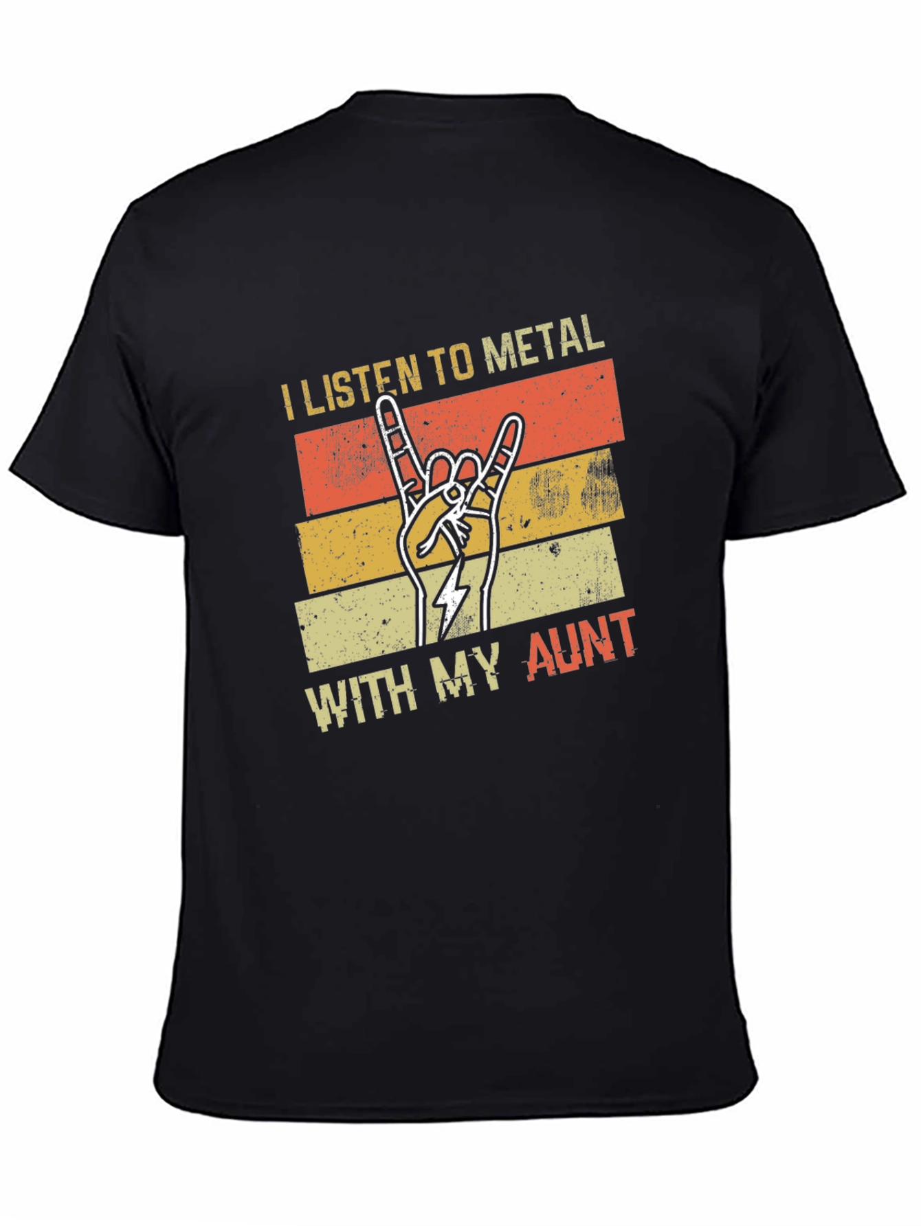 Metal Music Aunt T-Shirt