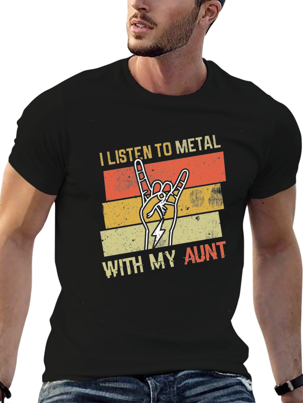 Metal Music Aunt T-Shirt