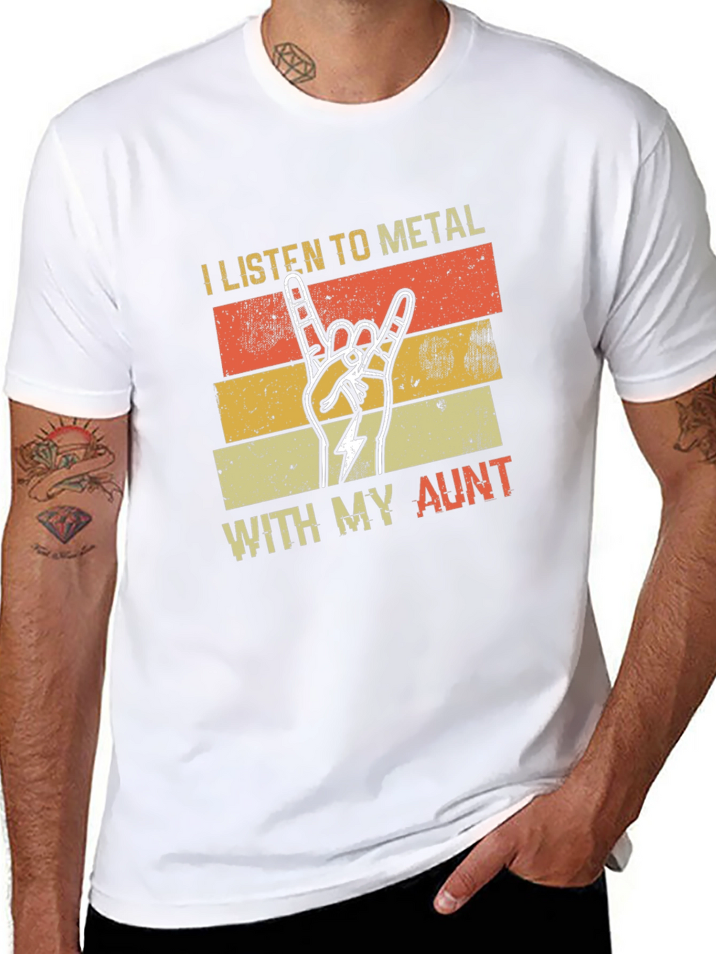 Metal Music Aunt T-Shirt
