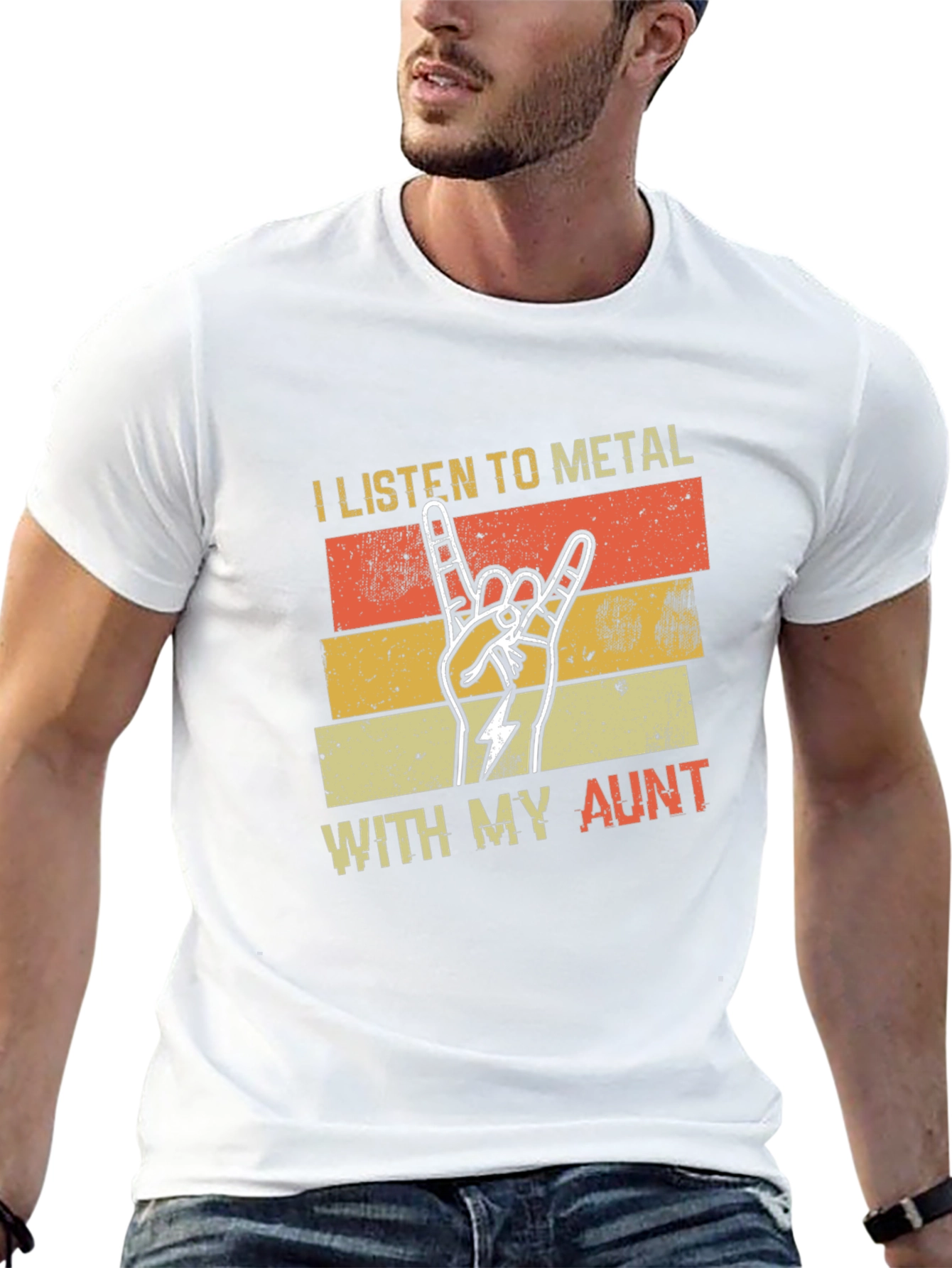 Metal Music Aunt T-Shirt