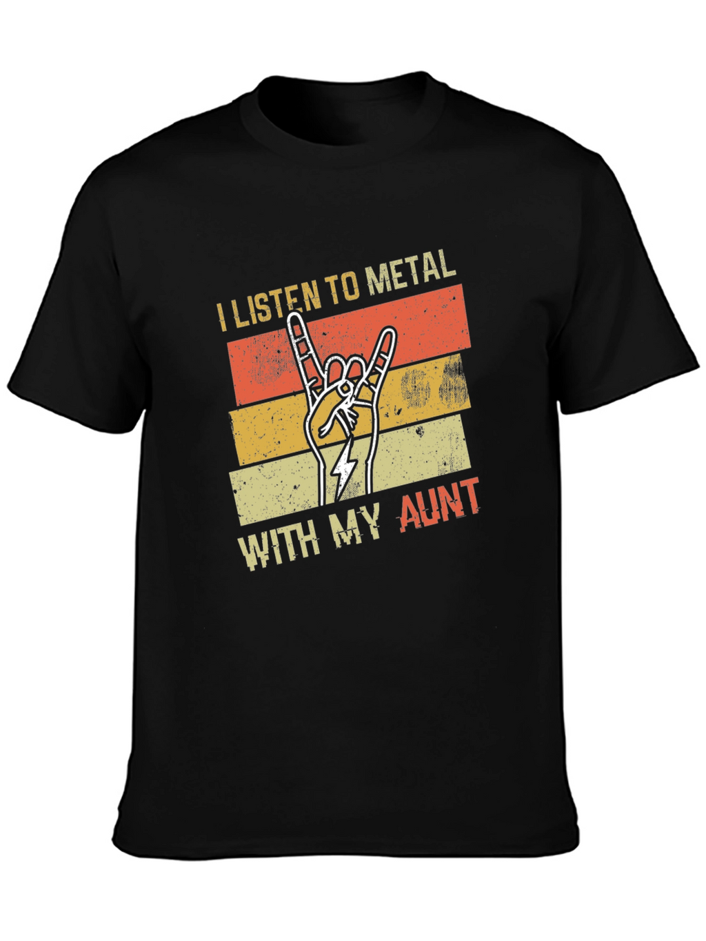 Metal Music Aunt T-Shirt