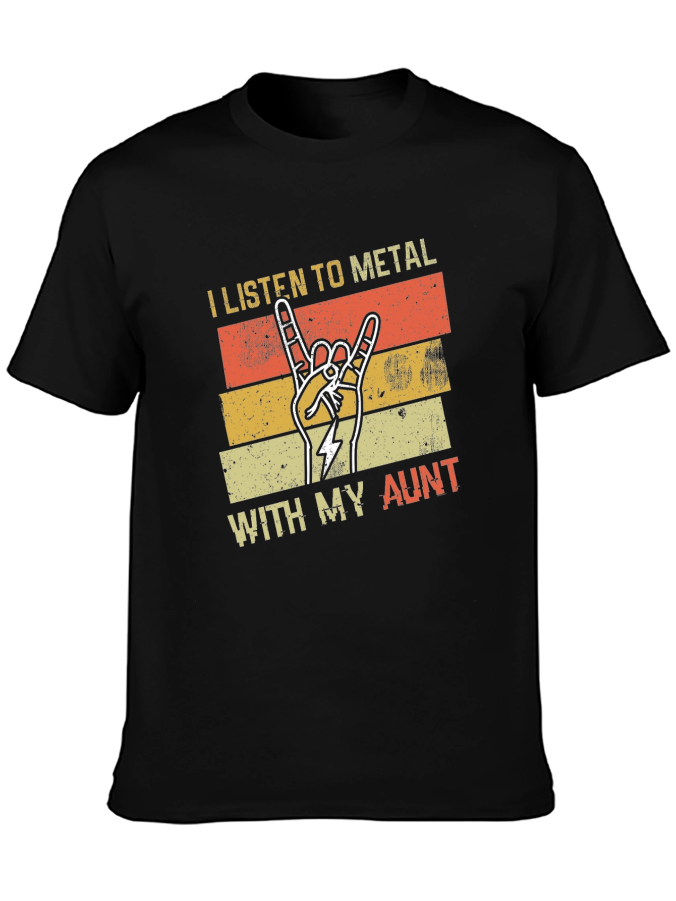 Metal Music Aunt T-Shirt