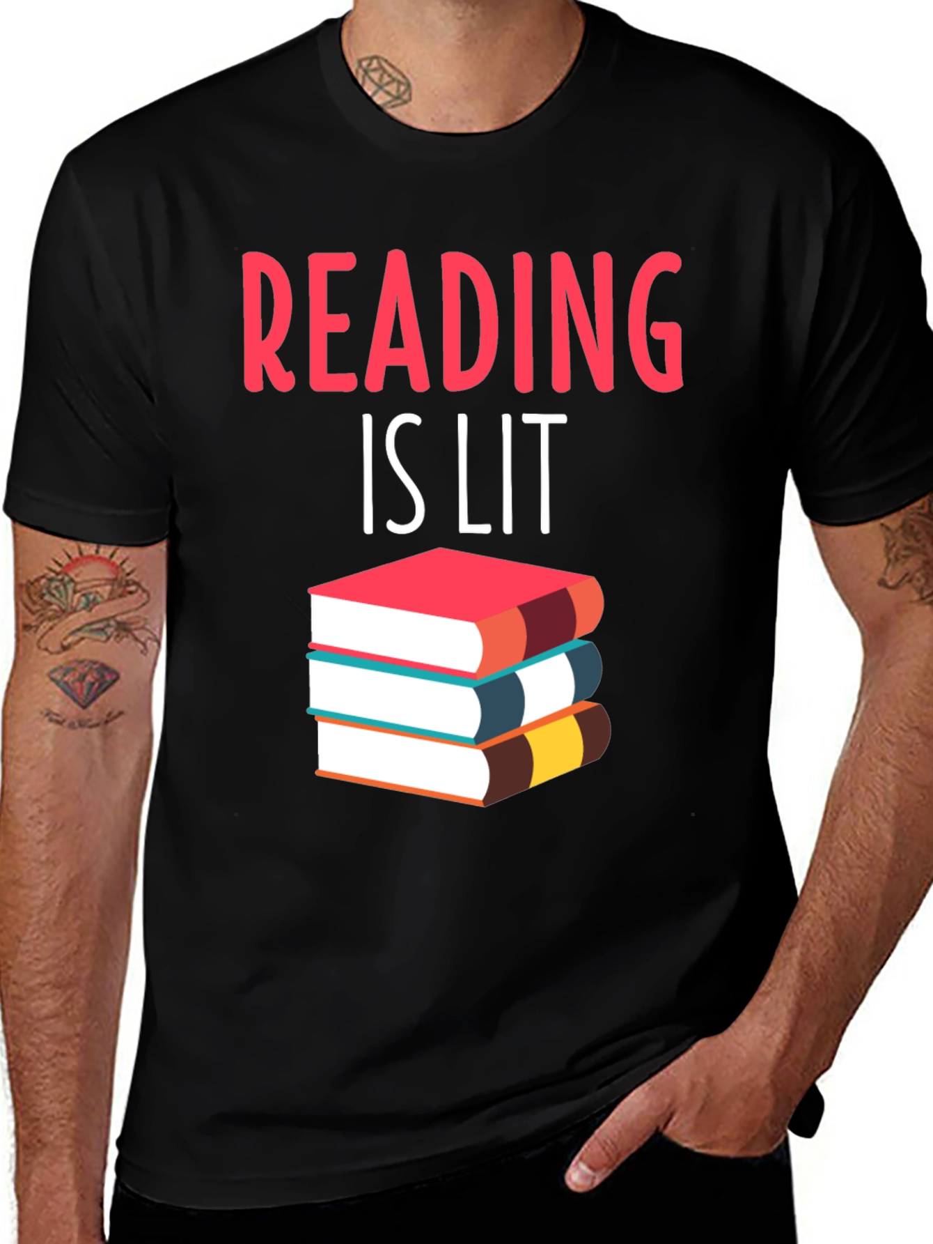 Reading Is Lit T-Shirt - Book Lover Tee