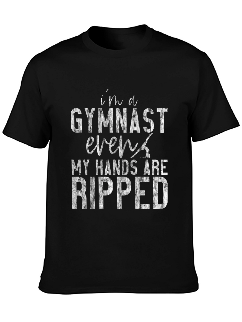 Gymnast Ripped Hands Graphic T-Shirt