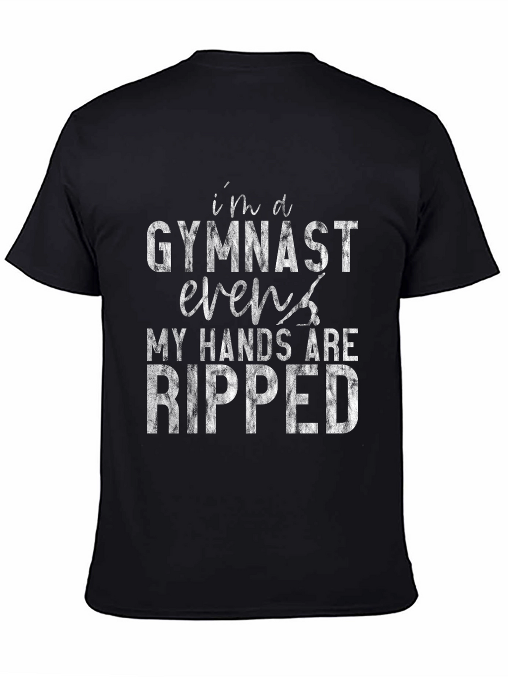 Gymnast Ripped Hands Graphic T-Shirt